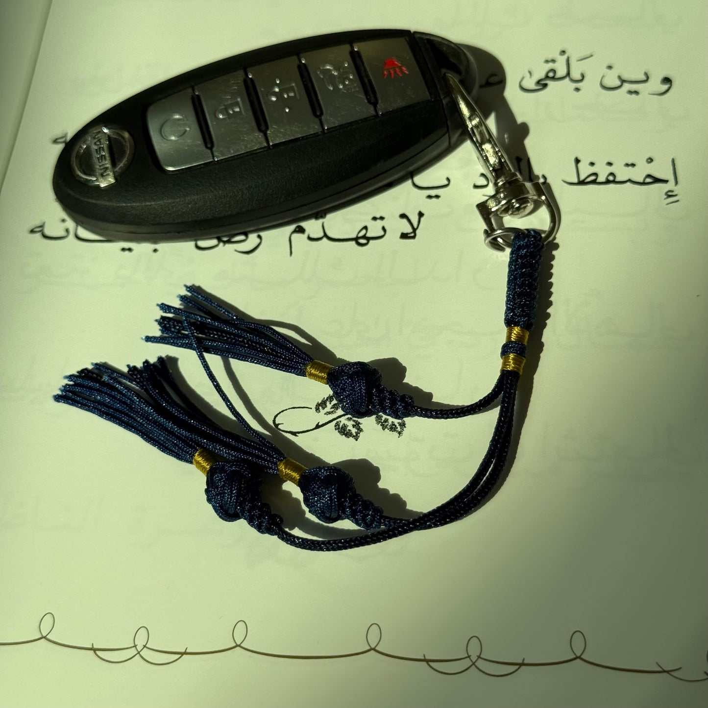 Navy blue Keychain