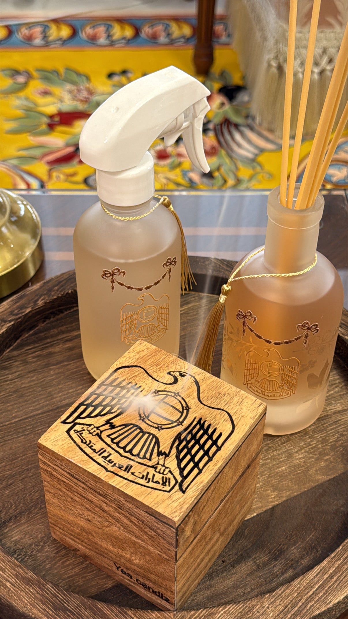 Mdkhan,perfume,diffuser, tray