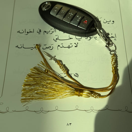 Keychain with knife