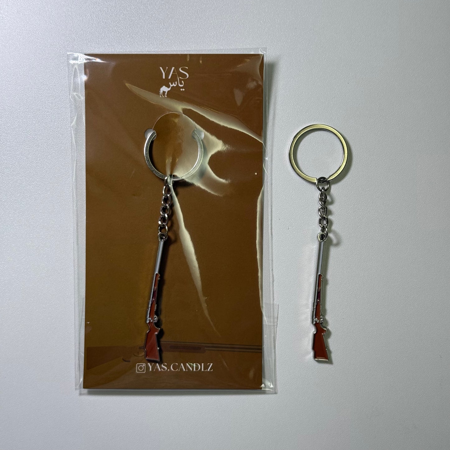 Gun keychain