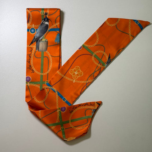 Orange twilly (silk)